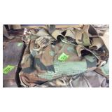 2 PR OF 34 REG CAMO PANTS & SUSPENDERS