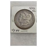 1892 CARSON CITY MORGAN SILVER DOLLAR