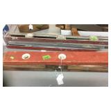 3 ANTIQUE WOOD LEVELS