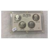 SET OF 4 1965 CANADIAN SILVER DOLLARS