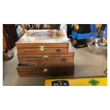 3 CIGAR BOXES