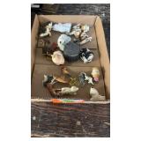 BX OF MINIATURE COLLECTIBLE FIGURINES