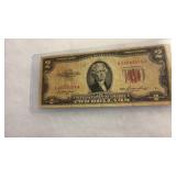 1953 SERIES TWO DOLLAR RED SEAL NOTE