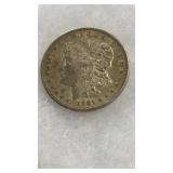 1921-D MORGAN SILVER DOLLAR