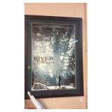 A RIVER RUNS THROUGH IT FRAMED MOVIE POSTER