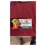 50 RNDS OF 30 CARBINE **WE DO NOT SHIP AMMO