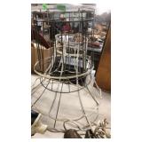 LAMP SHADE FORMS & VINTAGE LIGHT