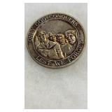 ONLY GOD CONQUERS LEST WE FORGET 1 OUNCE SILVER