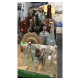 2 BX OF ANTIQUE BOTTLES