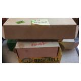 GROUP OF 5 BX OF BASEBALL TRADING CARDS