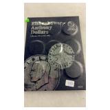 BOOK OF 12 EISENHOWER DOLLARS & 4 SUSAN B ANTHONY
