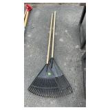 2 GRASS RAKES