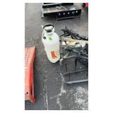 GROUP W/ SPRAYER, CLAY PIGEON THROWER, SHOVELS