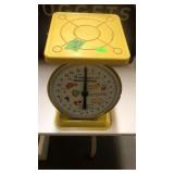 VINTAGE FAMILY SCALE, YELLOW