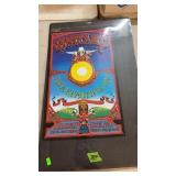 GRATEFUL DEAD EMBOSSED METAL POSTER