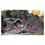 GRAY TOTE W/ BLACK & PURPLE PLANT GERMINATION GROW