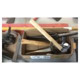 BX W/ PICK HEAD & MISC HAMMERS