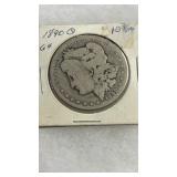 1890-O MORGAN SILVER DOLLAR