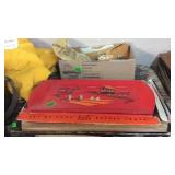 SET OF 4 HASKO ASIAN BUFFET TRAYS & BX W/ CUP &