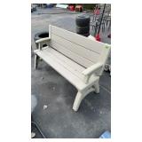POLY PATIO BENCH