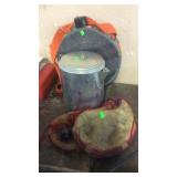 CANTEEN, COFFEE POT & WINE BAGS