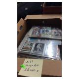 BX W/ SHEETS OF TRADING CARDS