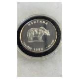 MONTANA 1 OUNCE 999 FINE SILVER ROUND