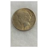 1925-S SILVER PEACE DOLLAR