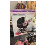 MINI RATTAN BABY CARRIAGE