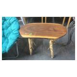 CUSTOM MADE WOOD END TABLE