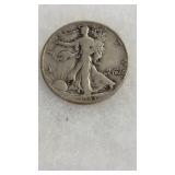 1943 WALKING LIBERTY SILVER HALF DOLLAR