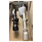 RED DOT SCOPE & SIMONS 2.8X10X44 RIFLE SCOPE