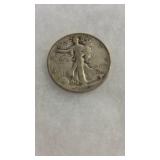 1945 WALKING LIBERTY SILVER HALF DOLLAR