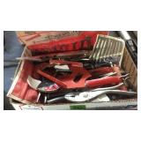 BX W/ ALLEN WRENCHES, SMALL WRENCHES, PLIERS &