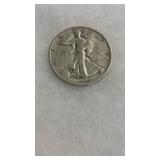 1945 WALKING LIBERTY SILVER HALF DOLLAR