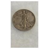 1943 WALKING LIBERTY SILVER HALF DOLLAR