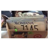 BX OF LICENSE PLATES