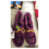 PR OF NEW PURPLE MOCCASINS