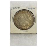 1921 MORGAN SILVER DOLLAR