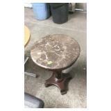 MARBLE TOP ROUND TABLE