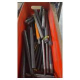 GROUP OF METAL RODS