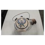 NAVAJO BIRDMAN CERAMIC FLASK