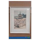 'THE PAGODA OF NINNAJI TEMPLE'  FRAMED PRINT