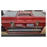 TOOL BOX WITH ASSORTED TOOLS