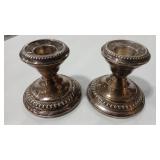 STELING WEIGHTED CANDLE HOLDERS