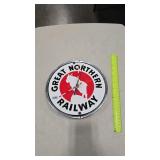 GREAT NORTHERN RAILWAY CLOCK CONTEMPORARY