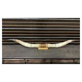 TEXAS LONGHORN GRANITE HORN MOUNT