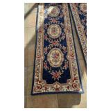 WOOL DAMASK AUBUSSON RUNNER