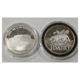 2 - 1 OZ SILVER BULLION