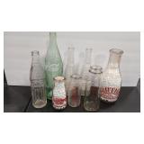 MILK & SODA VTG BOTTLE ASSORTMENT